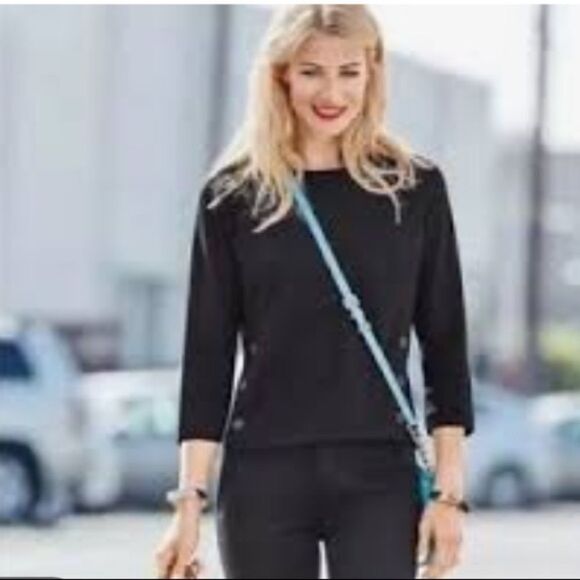 Black Cabi Utility Top with Side Snaps - Picture 5 of 5